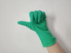 Quality 15 Million Green Nitrile Chemical Resistant Gloves Industrial wholesale