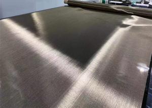 Quality Bronze Color Metal Coated Fabric Different Privacy Level wholesale