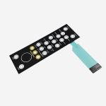 Industrial Tactile Membrane Keypad , PET LED Backlight Membrane Switch
