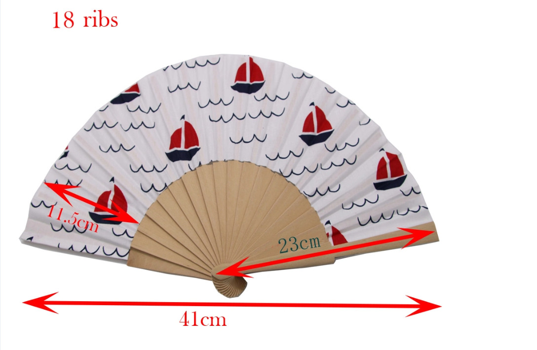Customized Logo Bamboo Hand Fans for Wedding Personalized Plastic Folding Fan