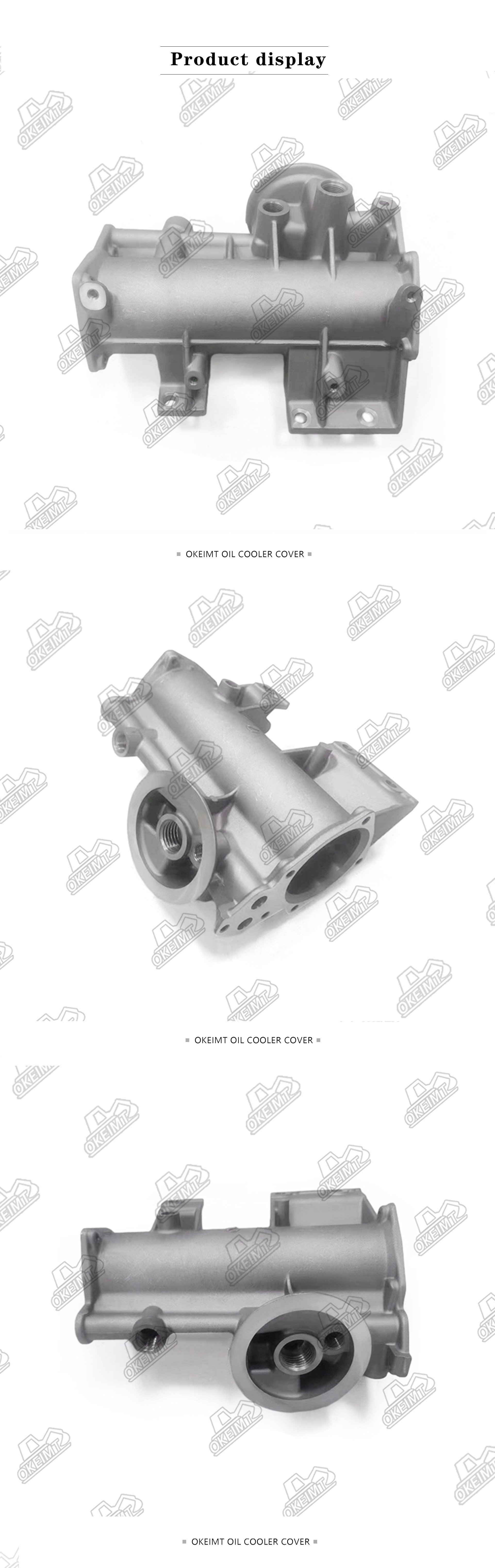 Construction Machinery Excavators Engine Parts Oil Cooler Cover 6D31 Cover