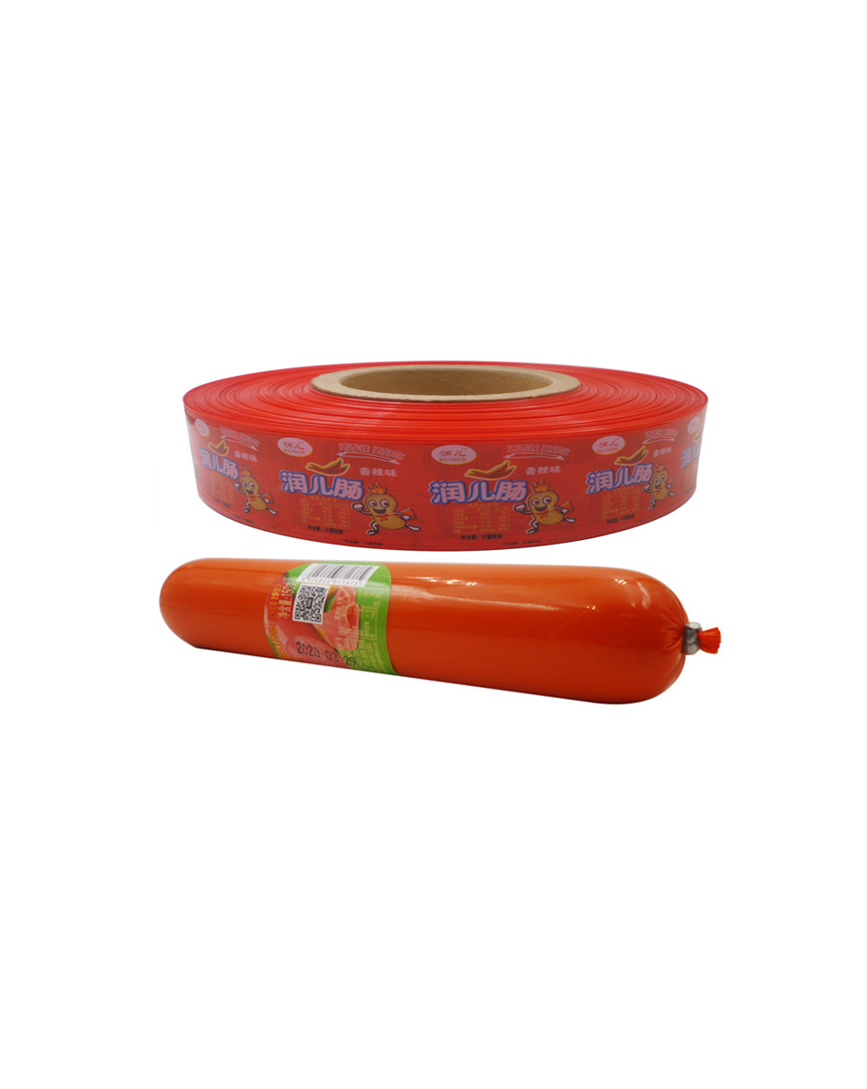 High Shrink Colourful Flexography Printing Nylon Sausage Casing For Homemade Sausages