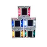 Steady Mode Anti UV Coloured 2V 250MA Solar Cat Eye For Warning