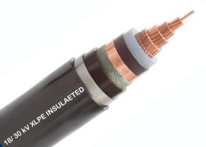 Quality 18 / 30kV Outdoor Medium Voltage Power Cables For Power Supply Stations wholesale
