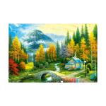 0.6mm PET 40*60cm 3D Lenticular Poster / 3D Depth Effect Lenticular Landscape