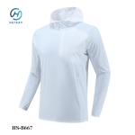 Wholesale Sport Fitness Running Sport Hoodies Jogging Dry-Fit Full Zip Collar