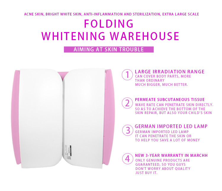 LED Light Therapy Lamp Pdt Machine 4 Colors Pdt Led Light Therapy For Wrinkles Reduction Skin Tightening