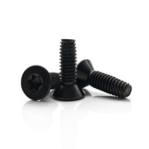 Quality T40 Black Zinc Five Jawed Thread Cutting Screw Torx Drive Self Cutting Bolts wholesale