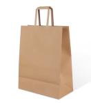 OEM ODM Flexo Pringting Paper Shopping Bags With Handles