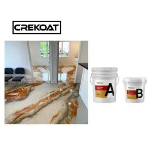 Quality AB Resin System Metallic Epoxy Floor Coating Eco Friendly wholesale