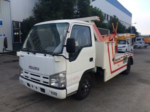 Quality 3t Breakdown Wrecker Flatbed Recovery Truck , Light Duty 98hp Vehicle Engine Cars Tow Truck wholesale