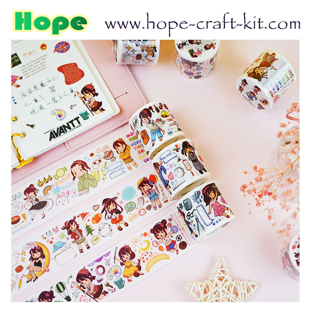 Custom Printed Washi Tapes Masking Tapes Hobbies DIY Material Decoration Adhesive Tapes for KIDS STEM INNOVATION
