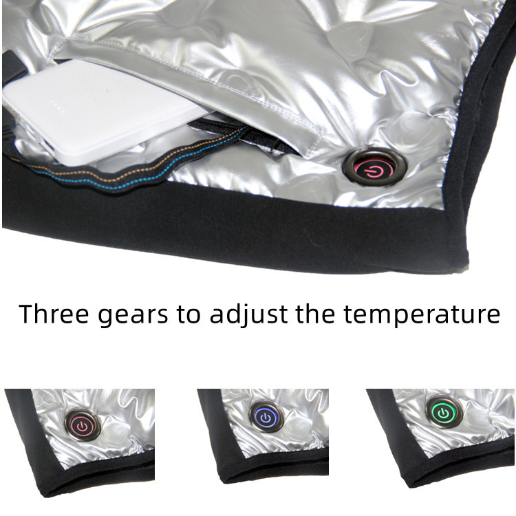 Winter Popular Electric Heated Vest Jacket Rechargeable Graphene Reversible