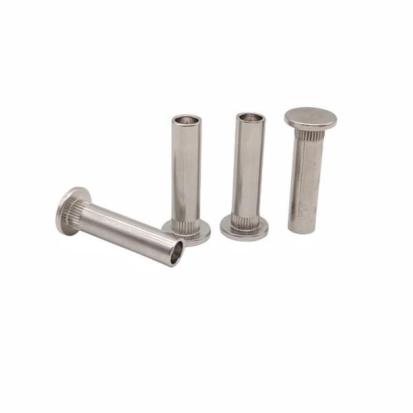 Manufacturers Supply Non-Riveted Steel Knurled Rivets, Semi-Hollow Rivets And