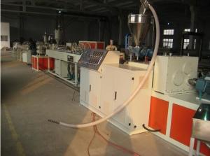 Quality PP / PE / PVC Plastic Pipe Extrusion Line , Twin Pipe Double Screw Extruder wholesale