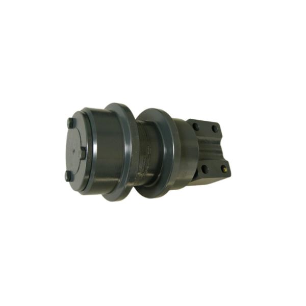 Black PC300 Excavator Carrier Roller Aftermarket Komatsu Undercarriage Parts
