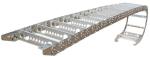 Steel Cable Drag Chain Good Toughness In TL80 Hose Support System