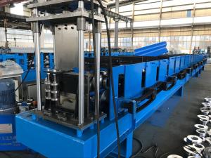 Quality 7.5kw Pre Engineering Building Forming Machine , 18 Stations Gutter Roll Forming Machine wholesale