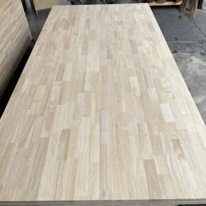 Quality Practical Natural Rubber Wood Finger Joint Board Harmless Multiscene wholesale