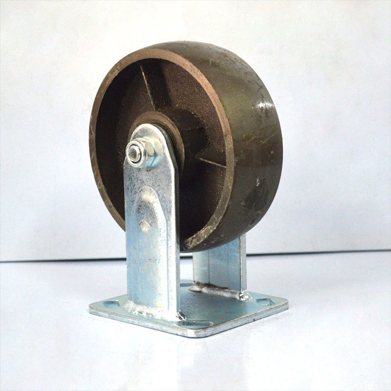 4 5 6 8inch Heavy Duty All Iron Steel Swivel Caster Wheel