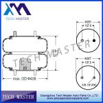 Convoluted Industrial air spring for Double Firestone air suspension bellows OEM