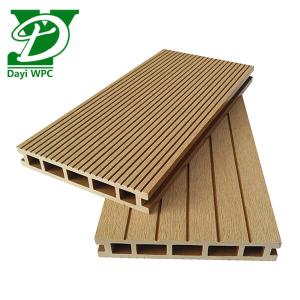 Quality Modern Waterproof Wood Plastic Composite Hollow Decking Panels wholesale