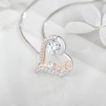 YASVITTI I Love You Heart Pendant Necklaces Birthday Valentine's Day Mother's