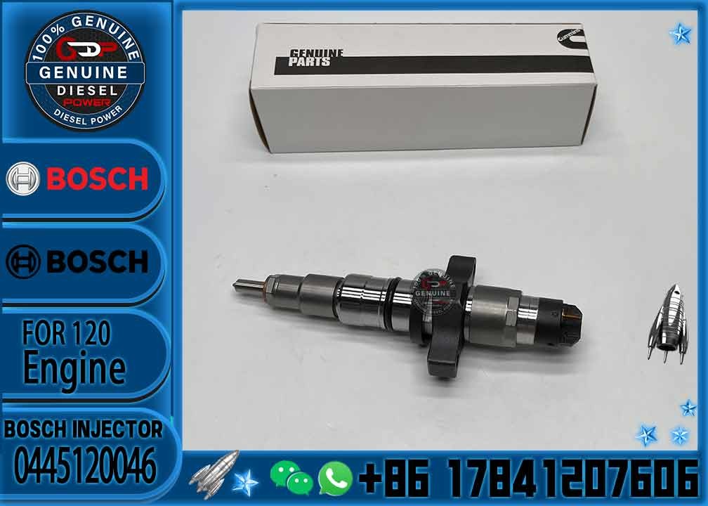Good price Hot sale Pressure Common rail fuel injector 0445 120 046 0445120046 3968546 3968846 For CUMMINS-engines