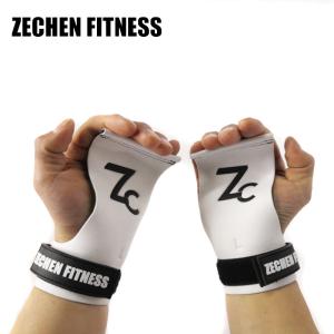 Quality Synthetic Leather Fingerless Crossfit Grips Fitness Safety Gym Lifting Gloves White Palm wholesale