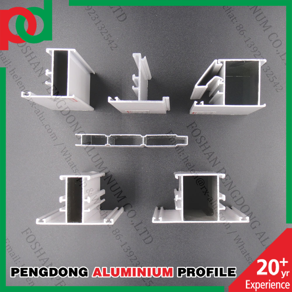 Aluminium profile to make doors and windows in Mauritius