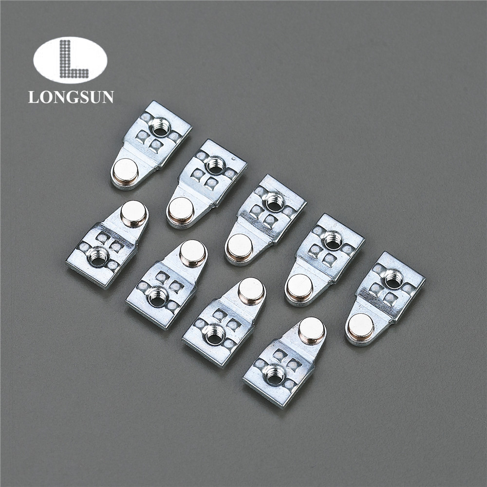 Contact Component Silver Plated / Stamping Accessories Customized For Thermostat