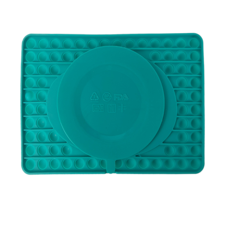 Toddlers Silicone Dinosaur Suction Plate Bowl Baby Feeding Food Grade