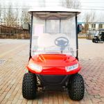 Red Color 4+2 Seater Golf Cart New Energy Vehicle Road Legal Low Price And High