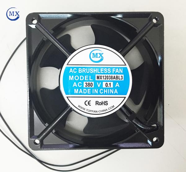 Metal frame 380V ac custom fan for large - scale electronic equipment heat