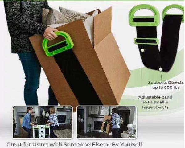 Non Slip Straps Nylon Band Bundling Belt For Furniture Carrying Boxes Moving