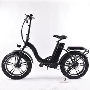 Quality ODM Fat Tyre Folding Electric Bike 6Speed Derailleur 30KMH wholesale