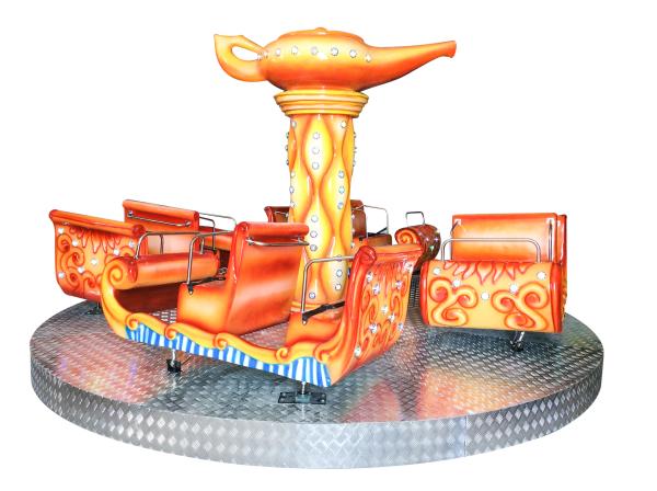 Safe Flying Carpet Spinning Teacup Ride 16 People Wear Resistant High Grade