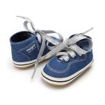 New designed Canvas sport Rubber sole 0-2 years baby prewalker shoes for baby