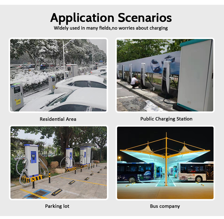 Start-up and Billing Method Scan QRCode for Fast Production of 0-100A DC EV Charger