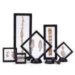Jewelry Display PE Membrane Suspension Box , Transparent Film Floating Jewelry