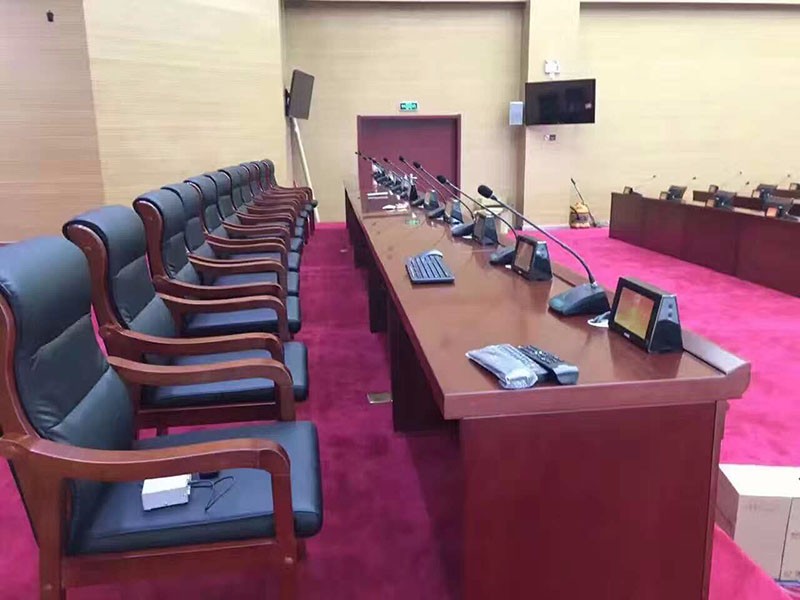 Single Touchscreen Tabletop Card Display For Paperless Intelligent Meeting 1024x600