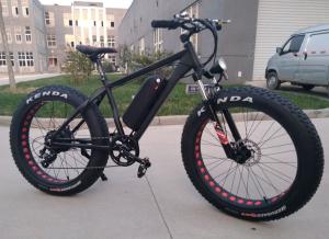 Quality 48V 500w Geared Motor Cycling Electric Fat Bike High Torque , Wheel Size 26x4.0 wholesale