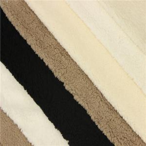 Quality african fabrics sherpa fur long pile plush tech fleece wholesale