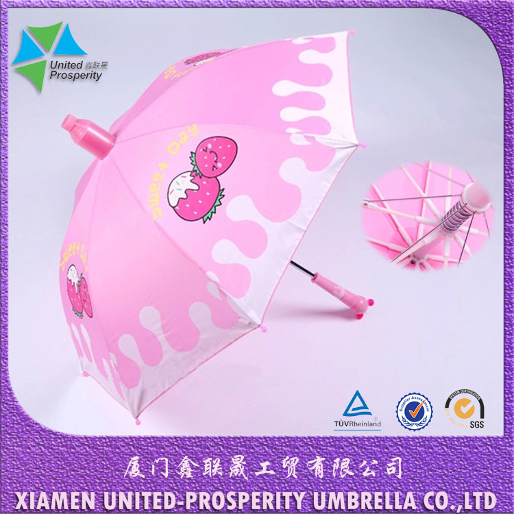Cute Carton Waterproof Golf Umbrella For Children