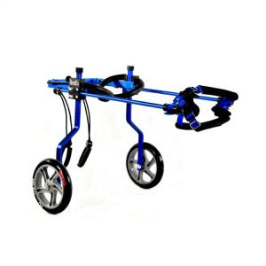 Quality Blue Hind Leg Pet Dog Wheelchair With Mute PU Wheels Lightweight wholesale