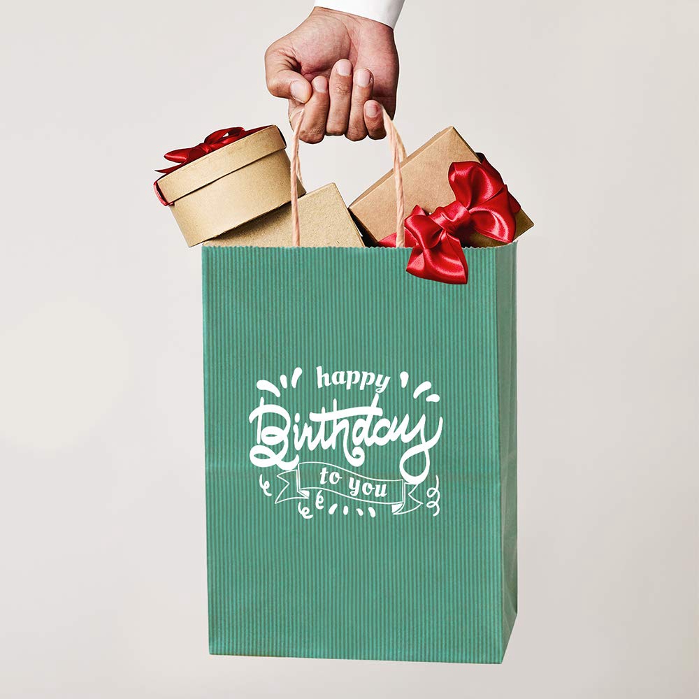 Customized Logo Accepted Kraft Paper Bags With Handles for Daily and Storage