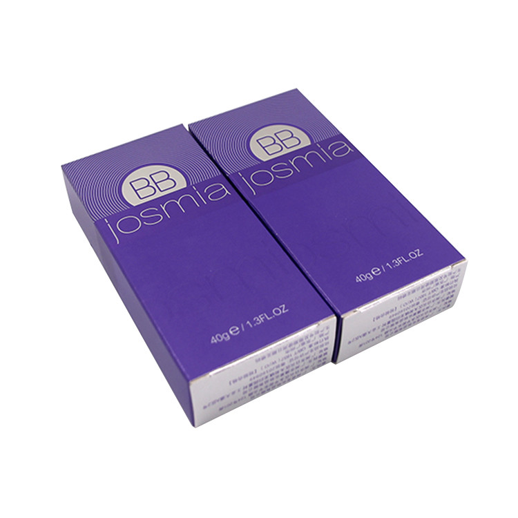 400gsm C1S Art Paper Cosmetic Packaging Boxes UV Coating Printing Top Tuck Fold Box