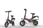 Portable Magic Weapon Fold Up Electric Bike 14'' Aluminum Alloy 40KM Pure