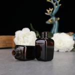 Euro Square Separate 35ML Amber Glass Bottle