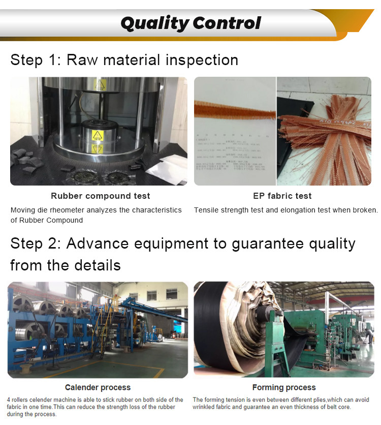 1200mm EP300 Abrasion Resistant Conveyor Belt